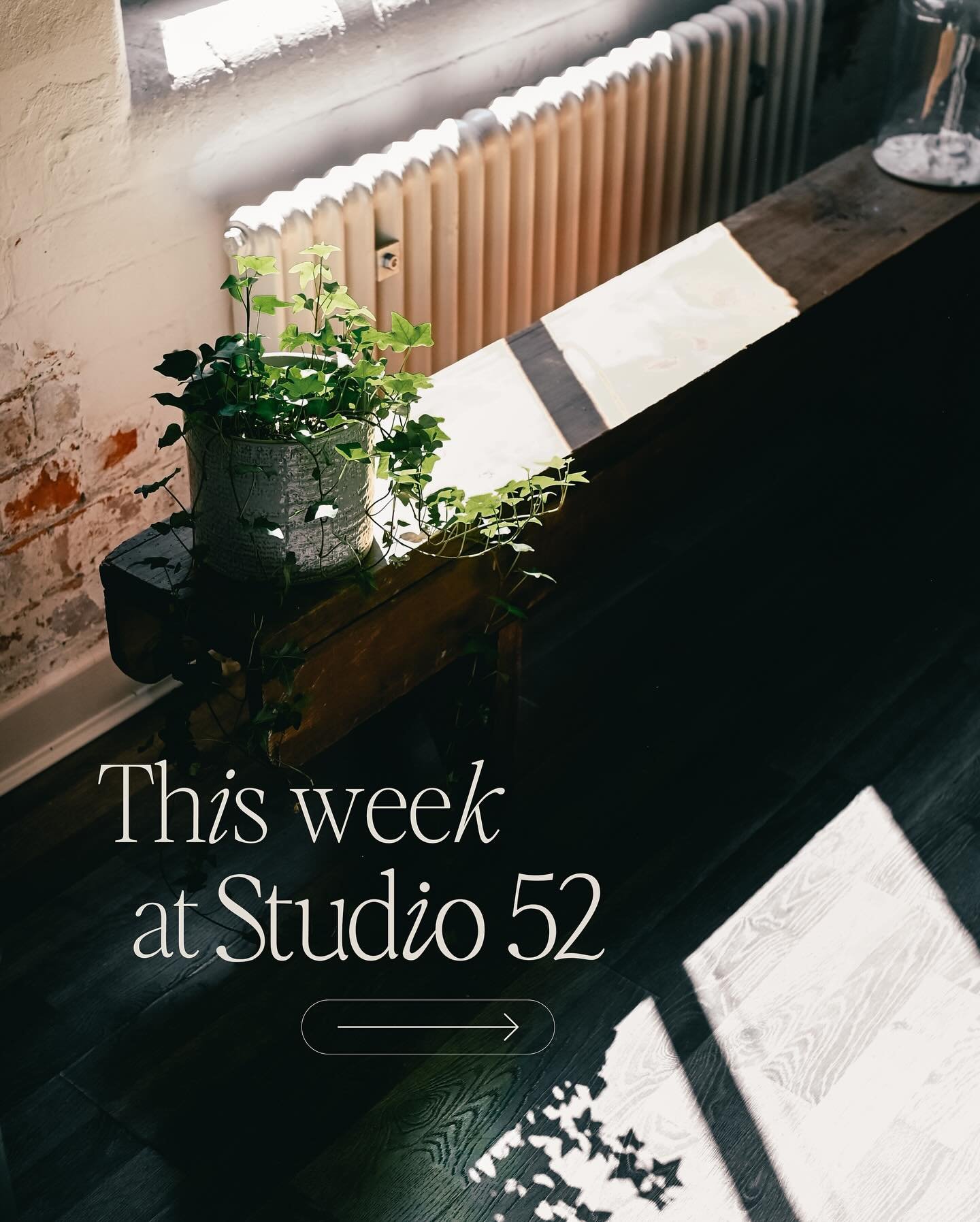 SWIPE TO SEE WHAT&rsquo;S ON IN THE STUDIO THIS WEEK 👉

To book a class, you can use your monthly membership, your class pass or simply drop-in.

To book an event, you can sign up directly with the hosts via the links through our website /events pag
