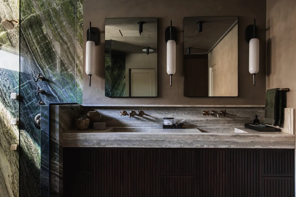 Moody Retreat Renovation — Design Bar Detroit - Re Designing A Small Bathroom Michigan