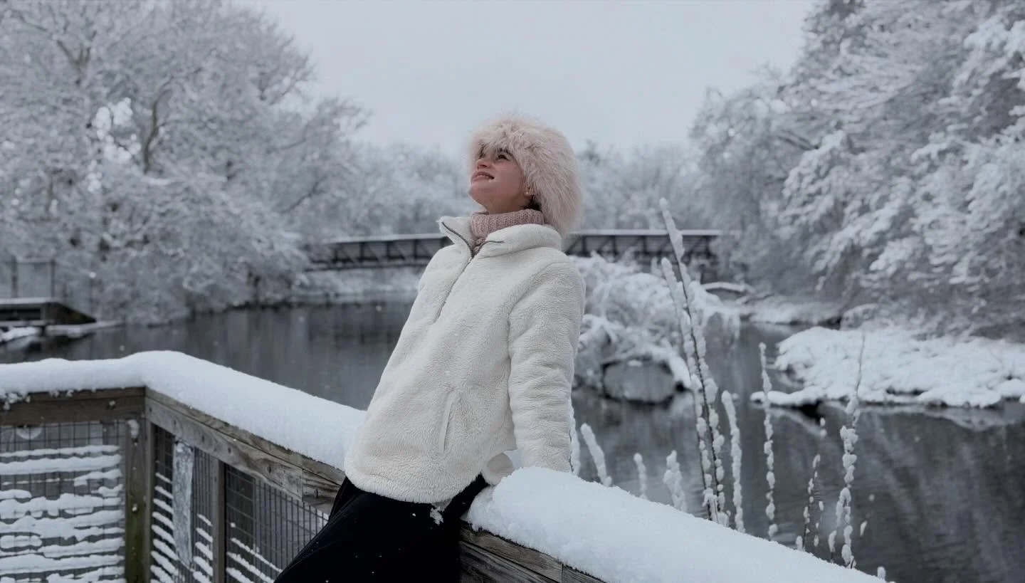 Winter in New England 
(Natural light) 

The cold is sharp and brutal if you are not ready for it. With proper attire and openness to see the beauty and the wisdom in every season, winter reveals itself in undulating glory; offering marvelous air and