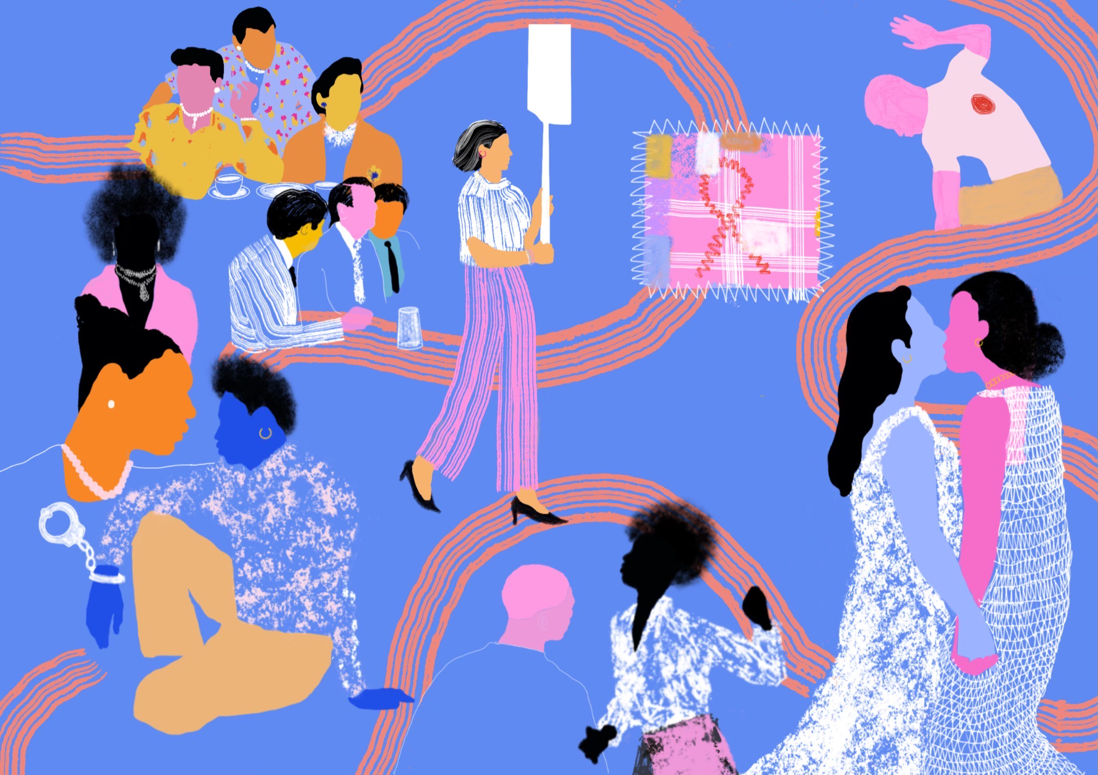 Partnered with pearl fisher to create this striking illustration, depicting the monumental milestone and the people who stood for change and fought for gay rights. From the stone wall rights to the Julius bar “sip in”, the illustration represents the