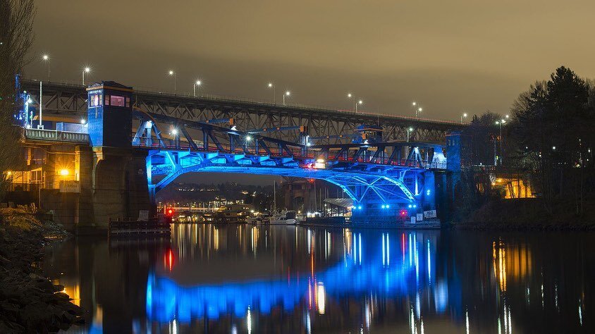 The Fremont Bridge in Seattle has been operating for over 100 years! Our lighting design reflects seasonal, solar, and lunar patterns which effect and expose the engineering and craftsmanship of this Seattle landmark.