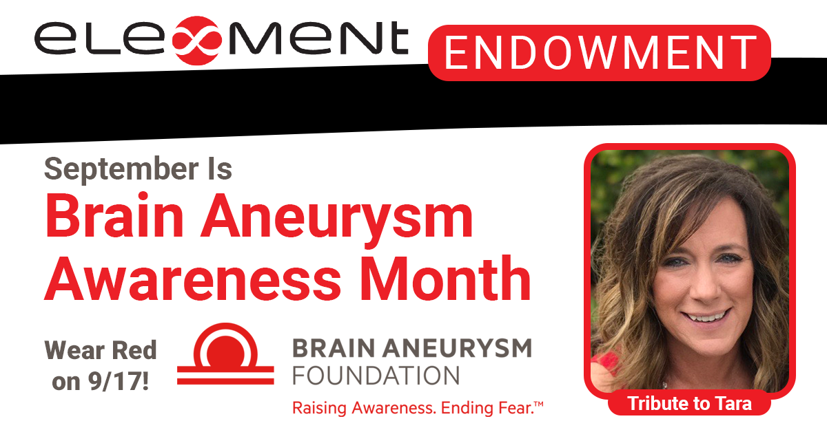 Wear Red in Support of Brain Aneurysm Awareness Month and as a Tribute to Tara!