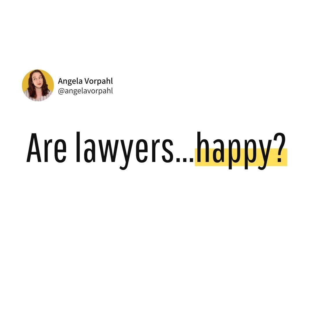 If you're curious about a legal career or just starting your journey through law school ⬇️

This week's video is a game-changer. Discover the challenges lawyers face and what to watch out for in your journey to create a fulfilling life and career in 