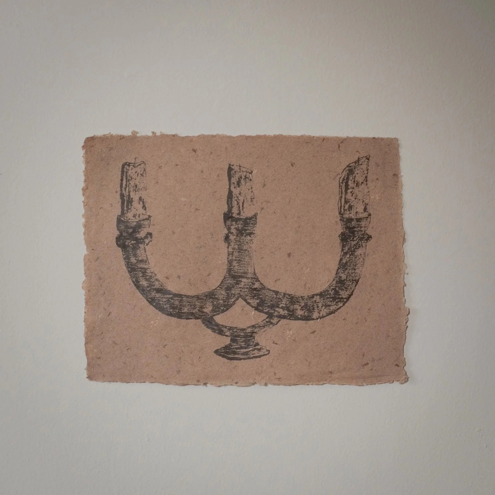 candleabra study, print