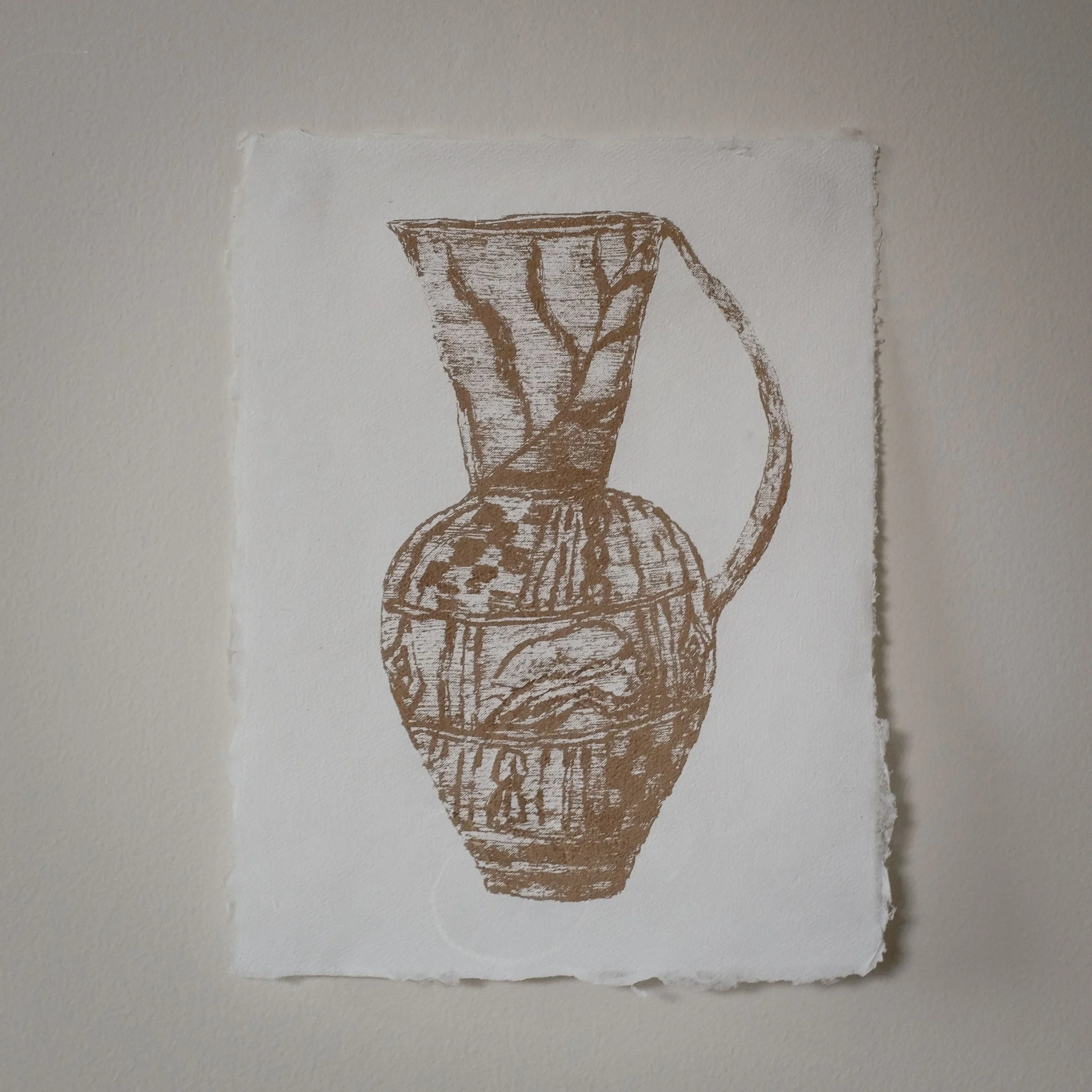 pitcher, print