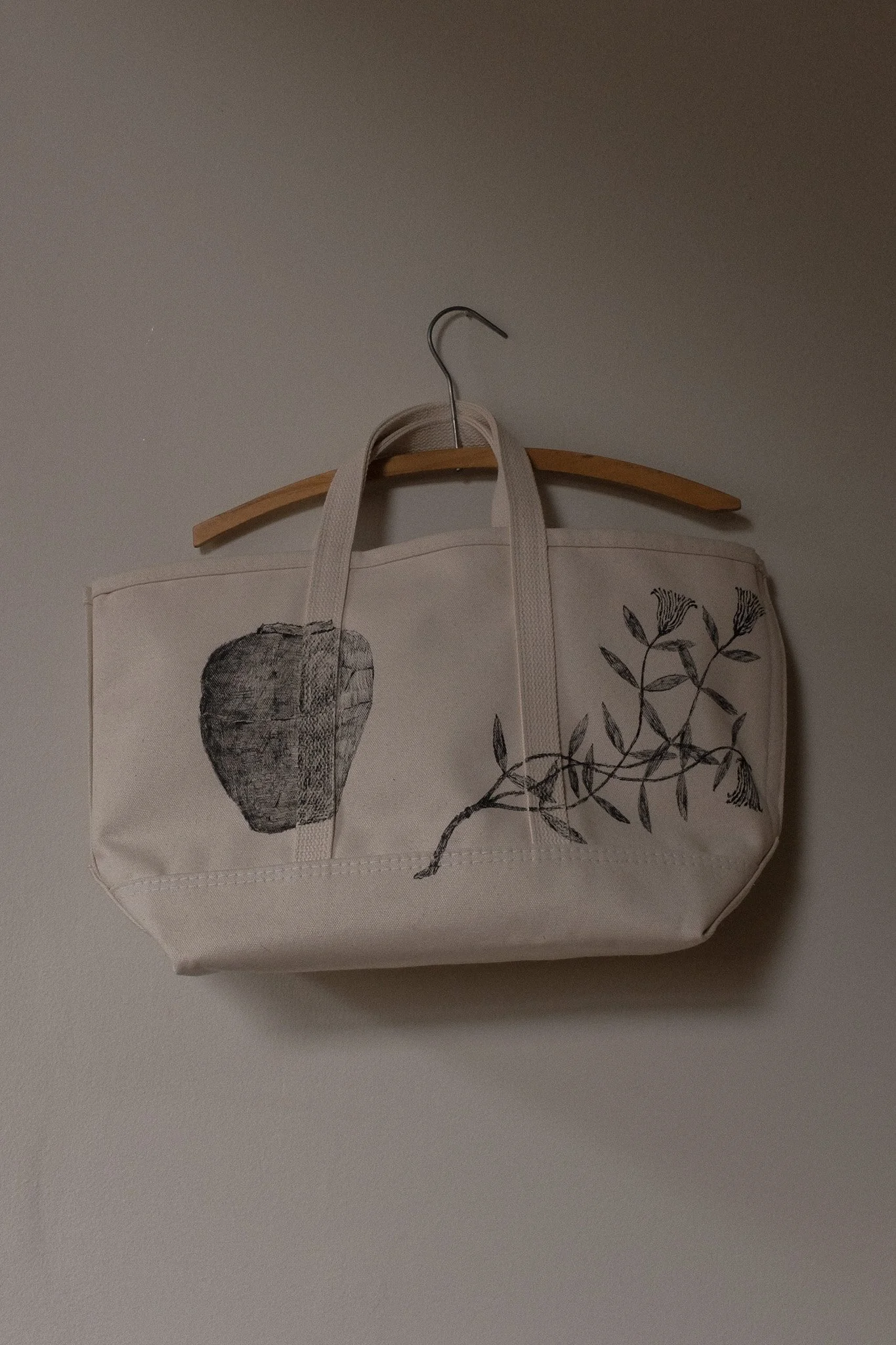 bag, hand-drawn