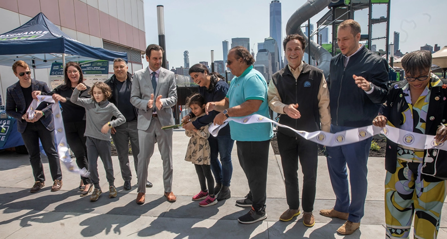 New waterfront park, playground opens in Jersey City (updated)