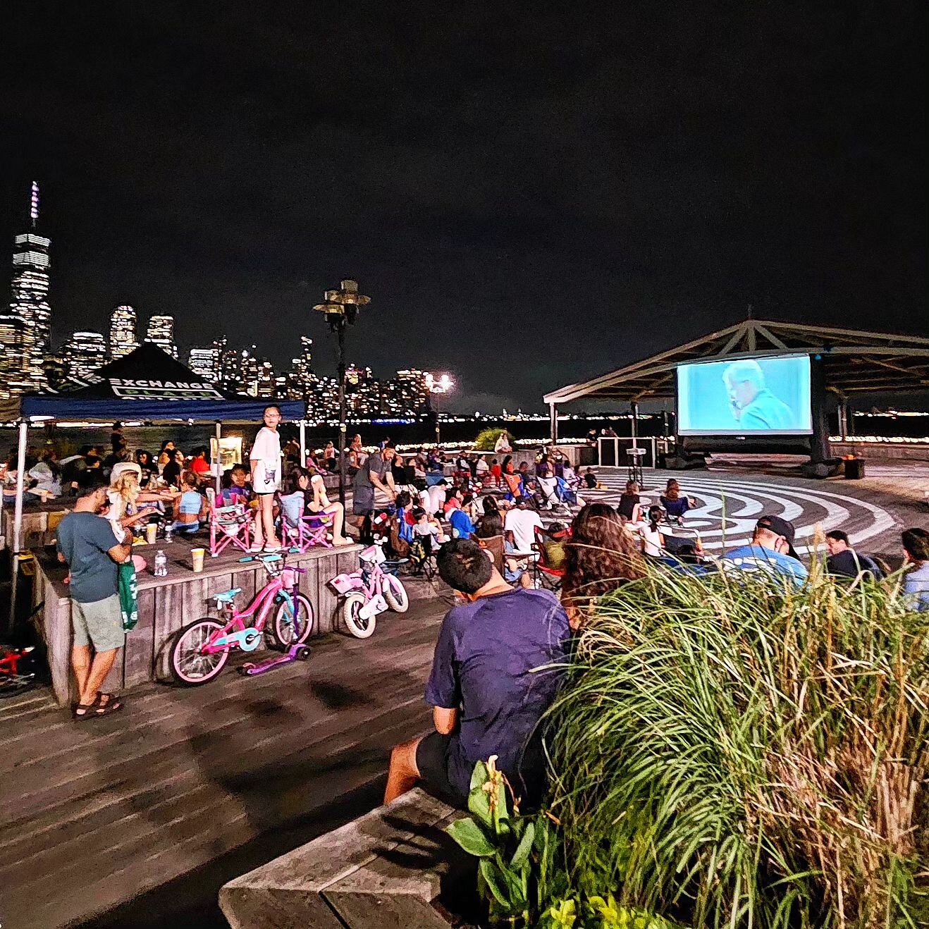 Tonight at Sundown,  join us for &quot;Thor, Love and Thunder&quot;! Bring a blanket or chair and enjoy a free evening of entertainment with the best view around! 

#exchangeplacealliance #exchangeplacewaterfront #jerseycityart
#jerseycityevents #mov