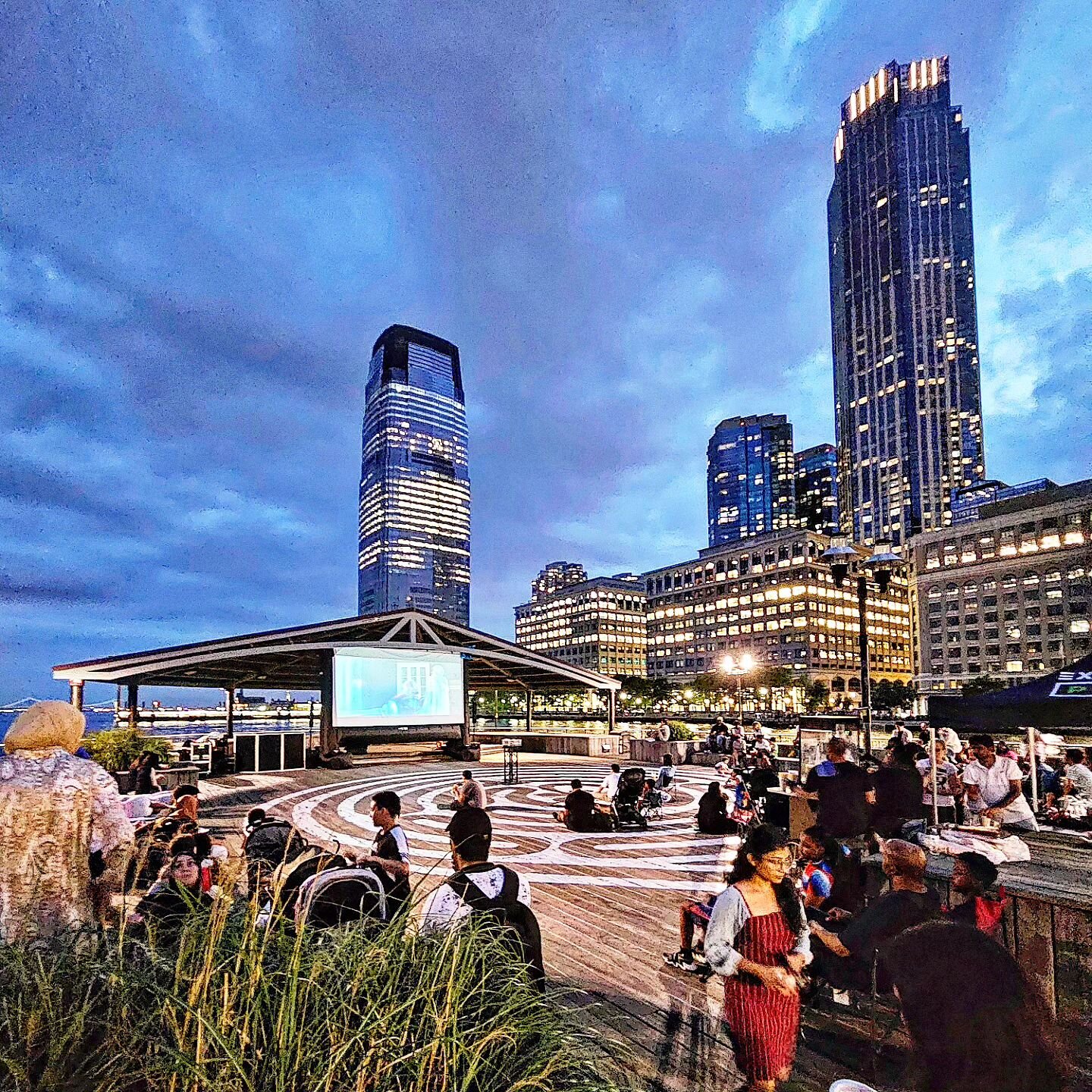 Tonight! Bring a blanket or a chair and come enjoy our free movie on the Pier! Tonight we will be playing &quot;Elivis&quot; starting at Sundown (a little before 8:30!). See you tonight! 

#exchangeplacealliance #exchangeplacewaterfront #jerseycityar