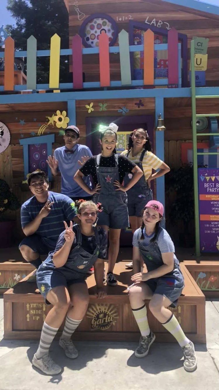 Originated the role of Maddie in the Birthday Show at Gilroy Gardens Family Theme Park.