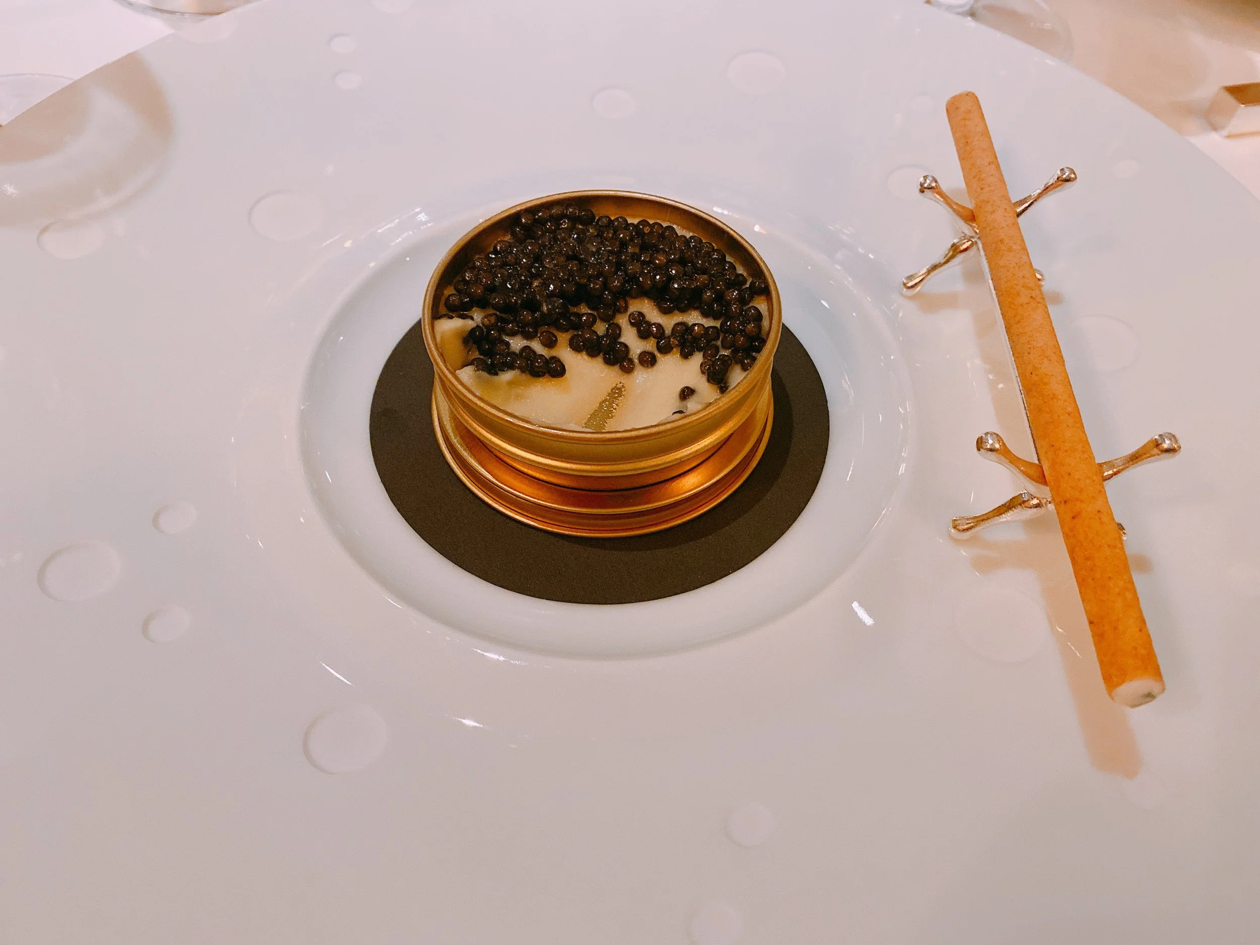 Caviar, potatoes