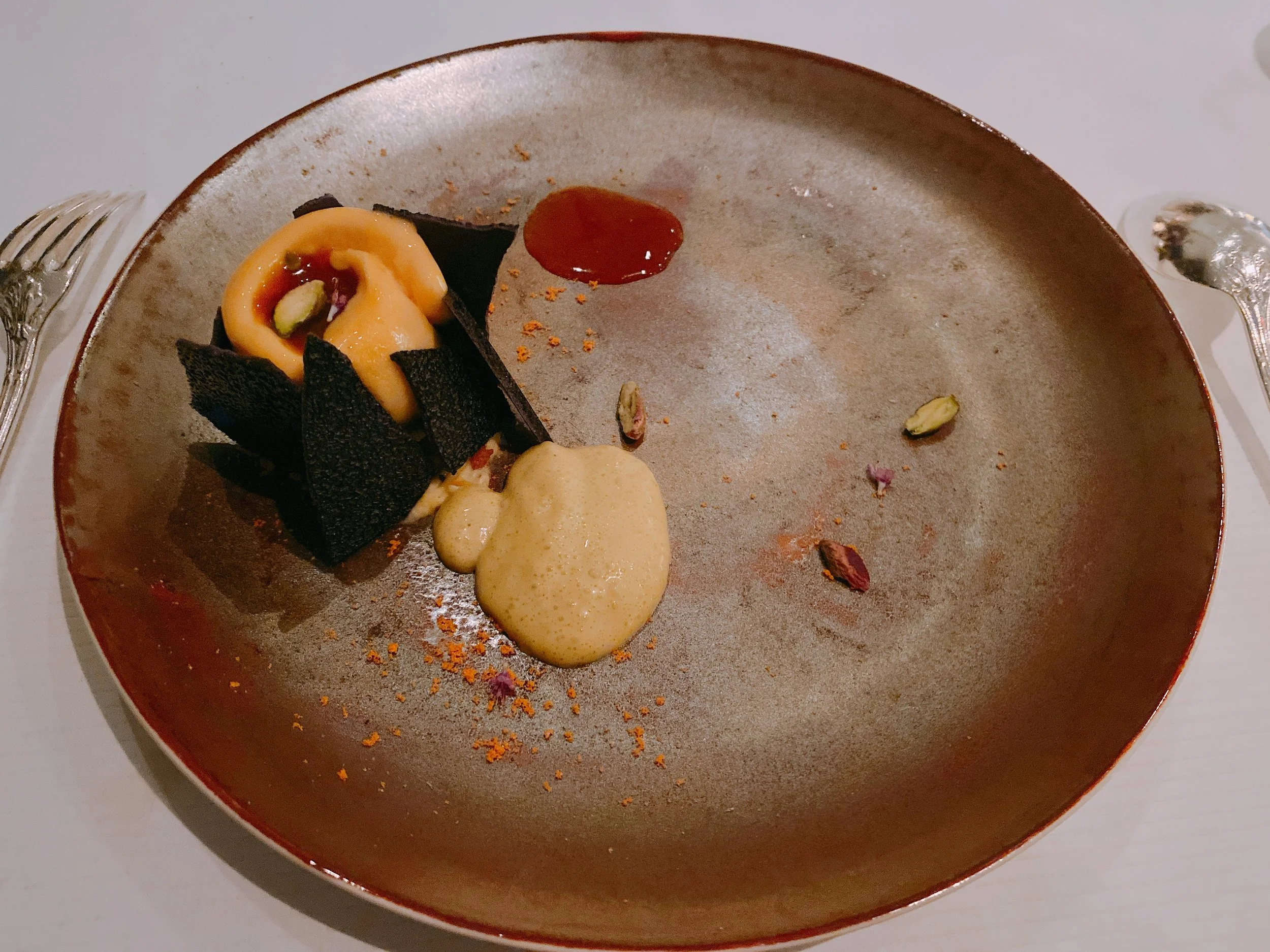 Passionfruit ice cream