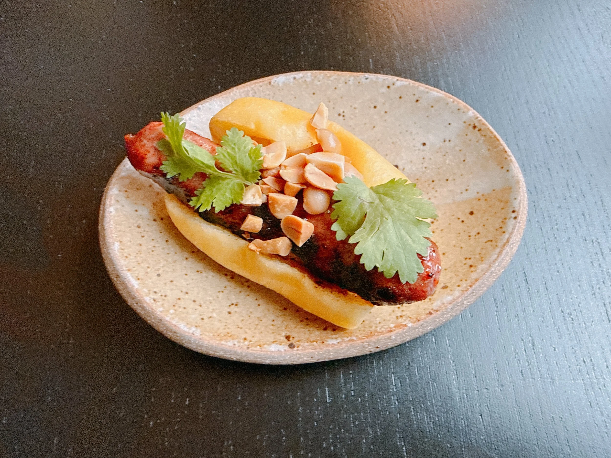 Steamed brioche, Taiwanese sausage