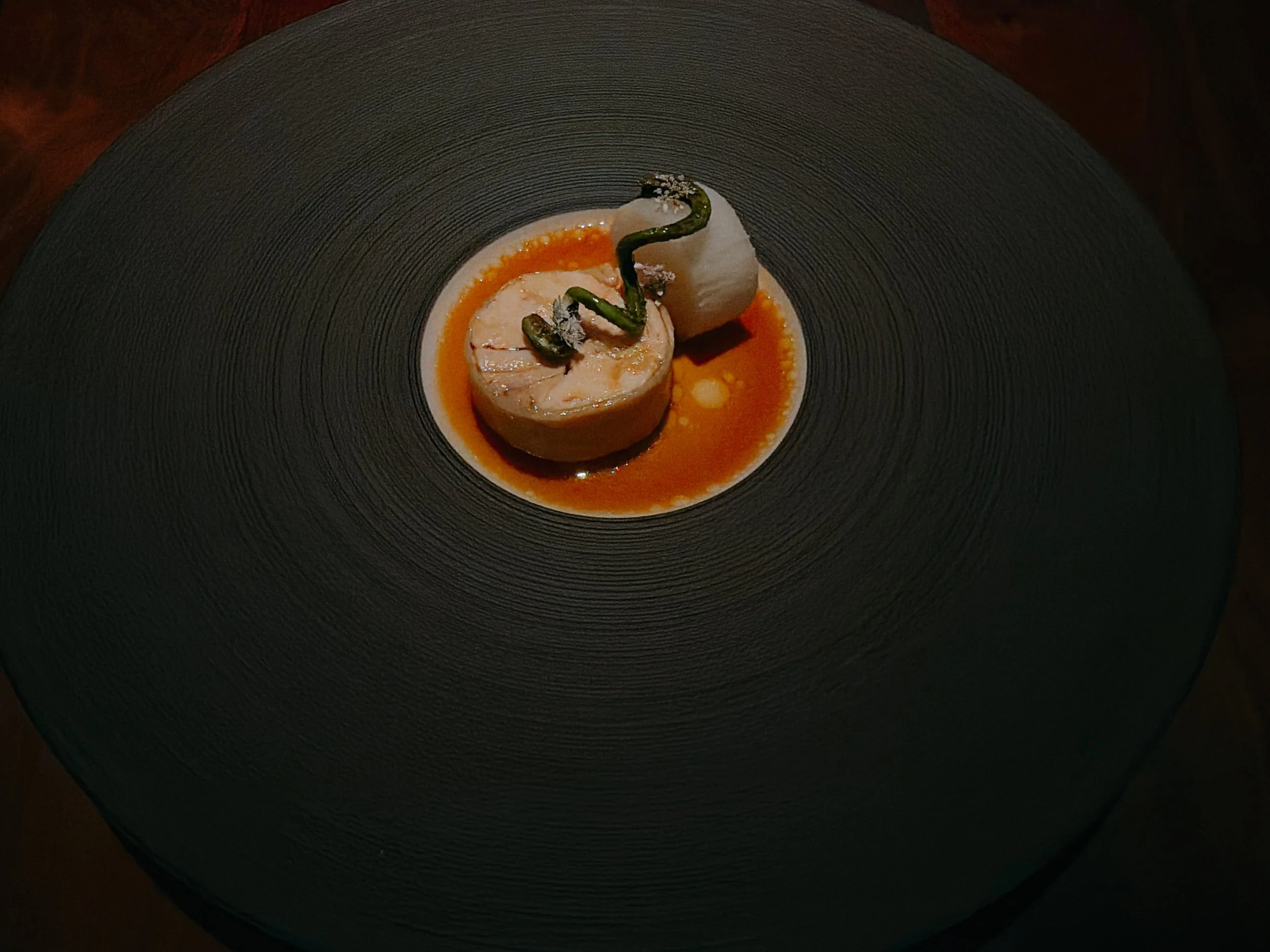 Drunken chicken, mountain yam, spring fern