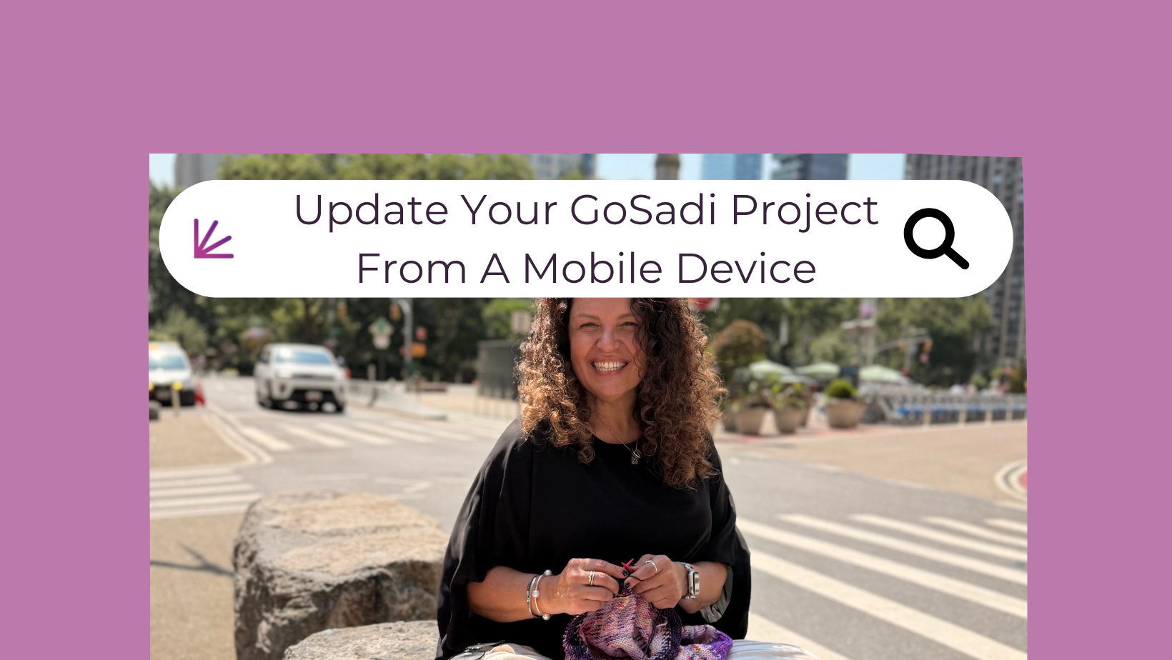 Update Your GoSadi Project From A Mobile Device
