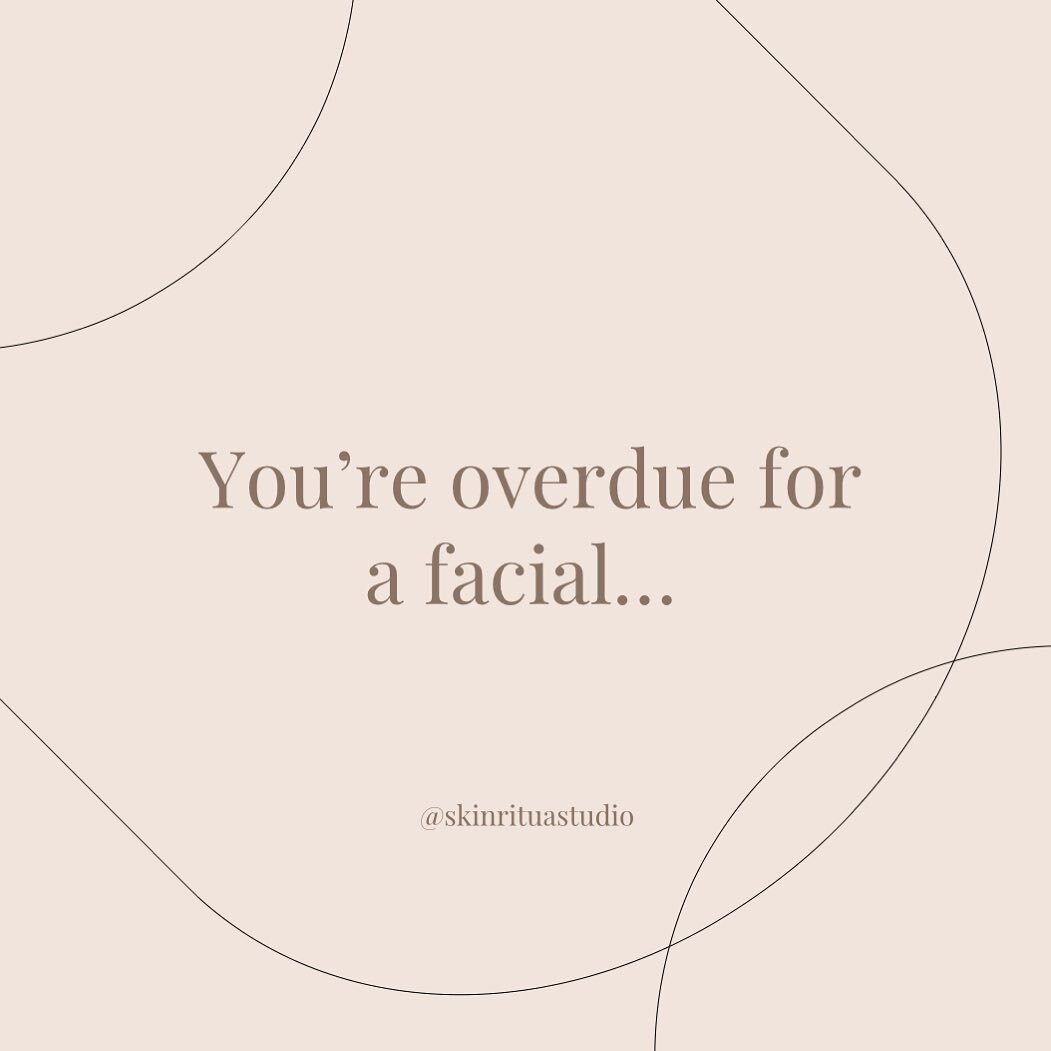 Just in case you needed a sign to book your next facial&hellip; 

Use promo code &lsquo;SKINRITUAL40&rsquo; at check if you&rsquo;re a first time client and want 40% OFF your first treatment 🙌🏼

Booking link is in the bio ✨
&bull;
&bull;
&bull;
&bu