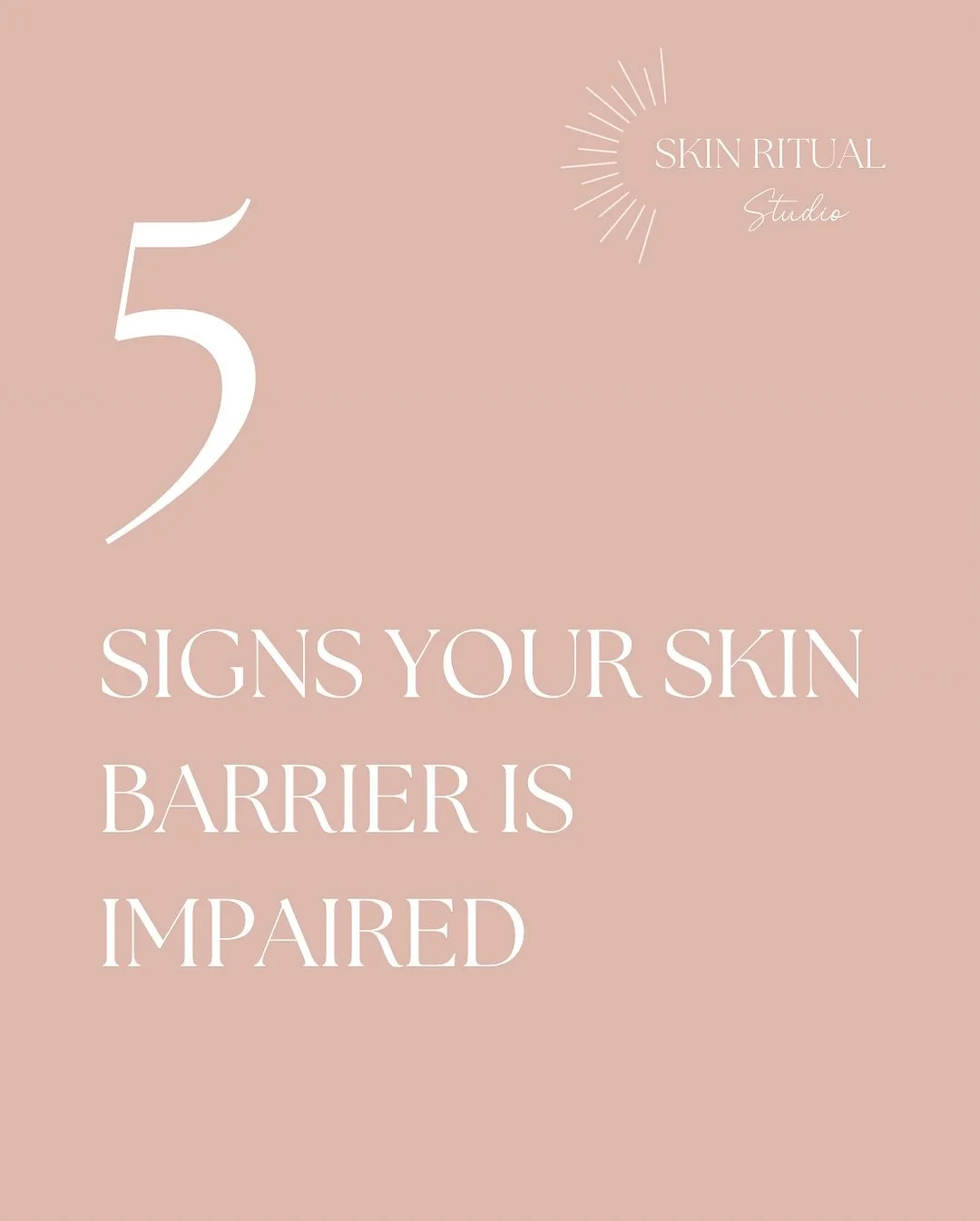 5 Signs Your Skin Barrier Might Be Struggling 

Your skin barrier is your first line of defense &mdash; when it&rsquo;s compromised, everything feels off. The good news? It can be repaired 🤍
Let&rsquo;s get your skin back to calm, strong, and glowin