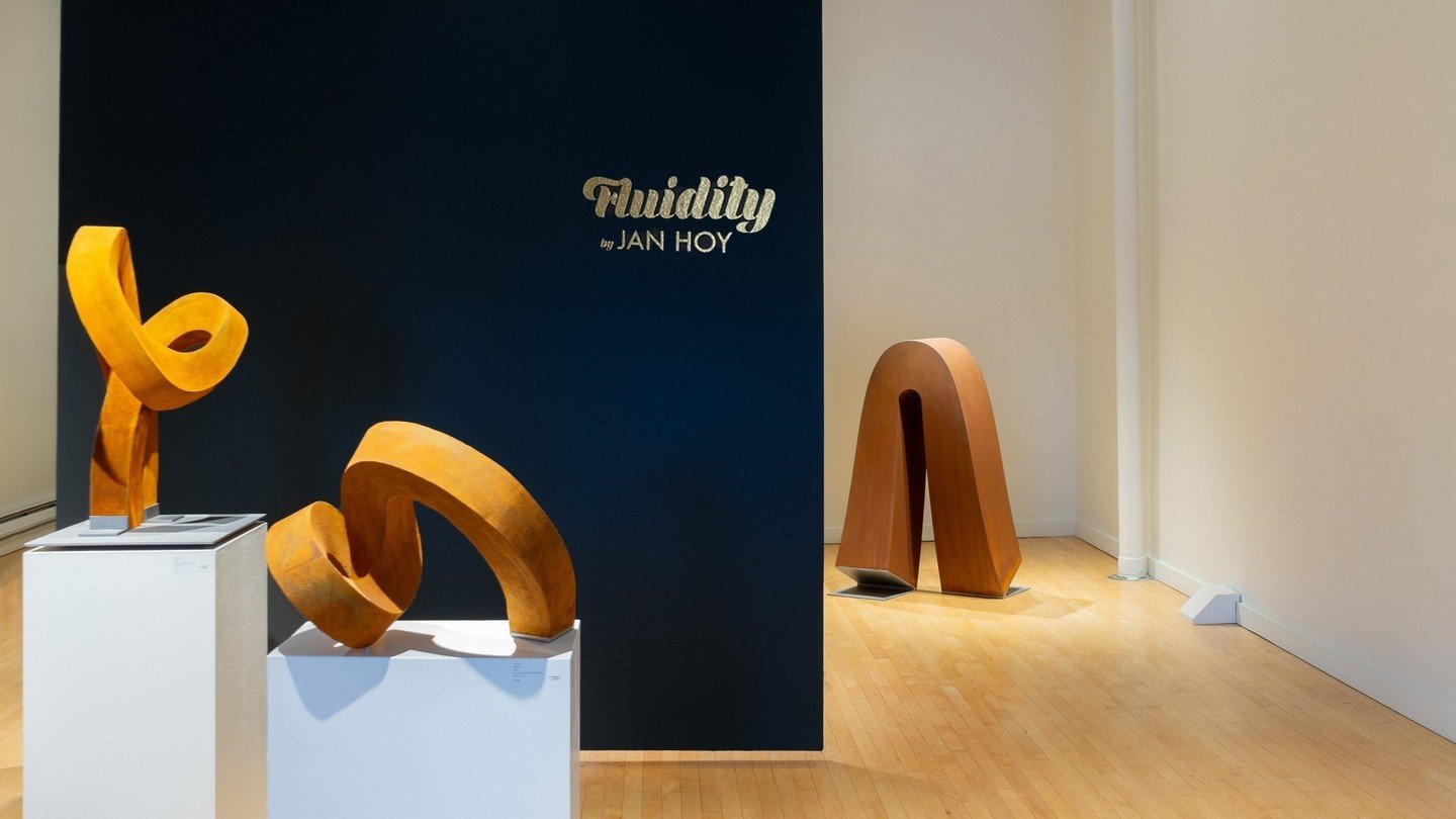 What an outstanding show! We are honored to have had Jan Hoy's elegant sculptures floating around the gallery. Fluidity is on view through today! ⁠
⁠
We are here until 5:00pm for those who want to take one last look. ⁠
⁠
Our new exhibition opens this
