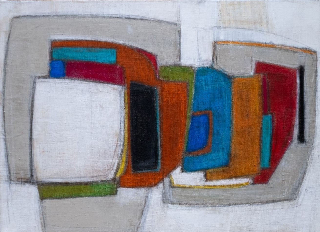Kippi Leonard's technique involves a unique layering process from multiple perspectives on a flat surface, resulting in minimalist compositions characterized by expressive lines, subtle colors, and varied textures.⁠
⁠
Kippi Leonard⁠
Page 368 (Sears c