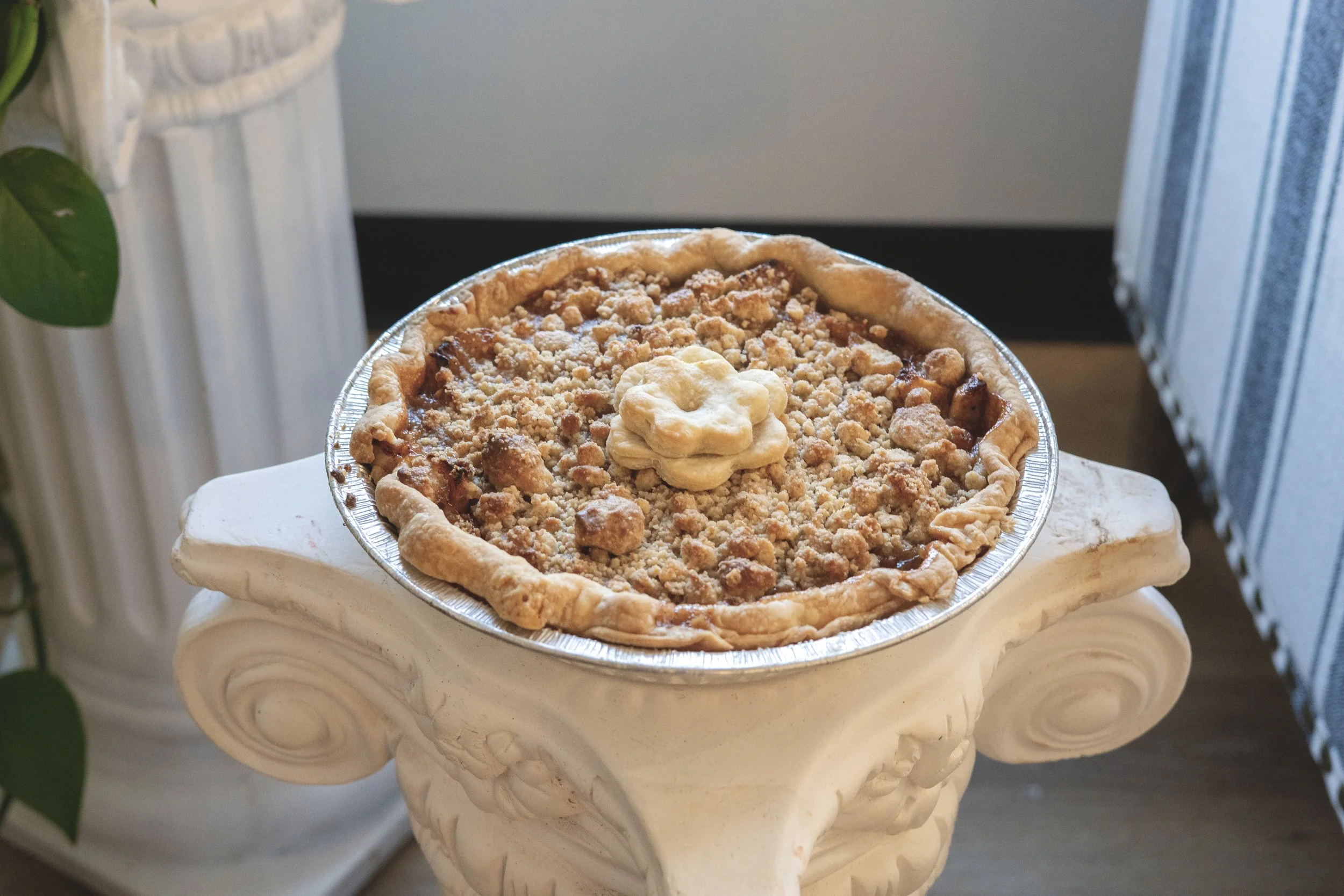 Apple crumble pie!