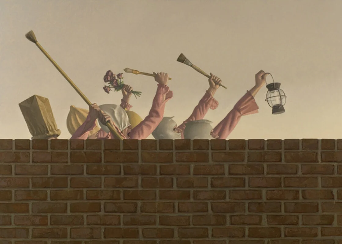 Sienna, oil on canvas, 50" x 70" 