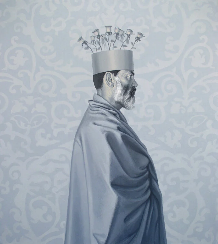 Sage, oil on canvas, 40" x 36" 