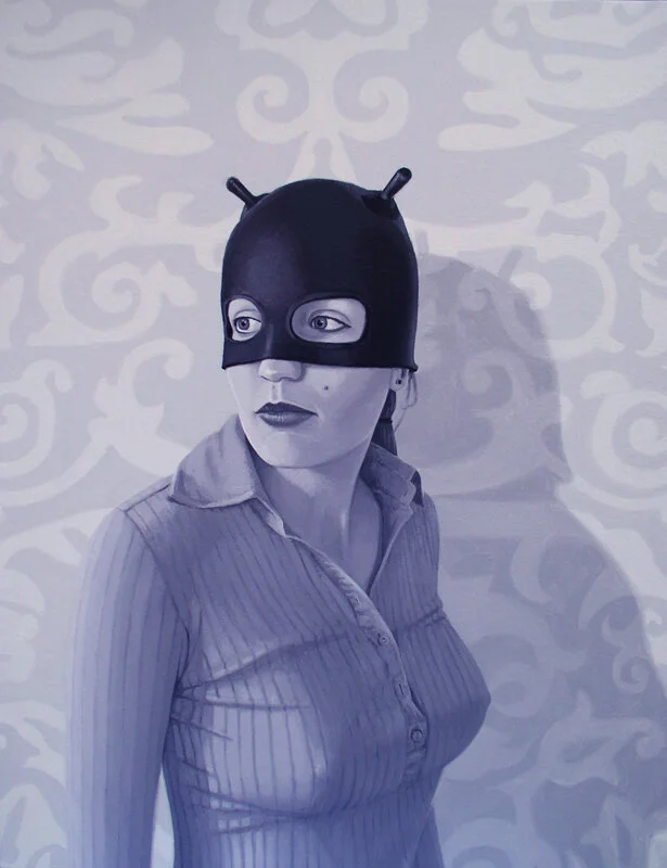 Miss Aujenie, oil on canvas, 30" x 23" 