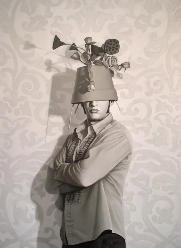 Monument, oil on canvas, 42" x 31" 