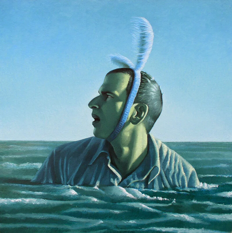  Horizon, oil on canvas, 24" x 24" 