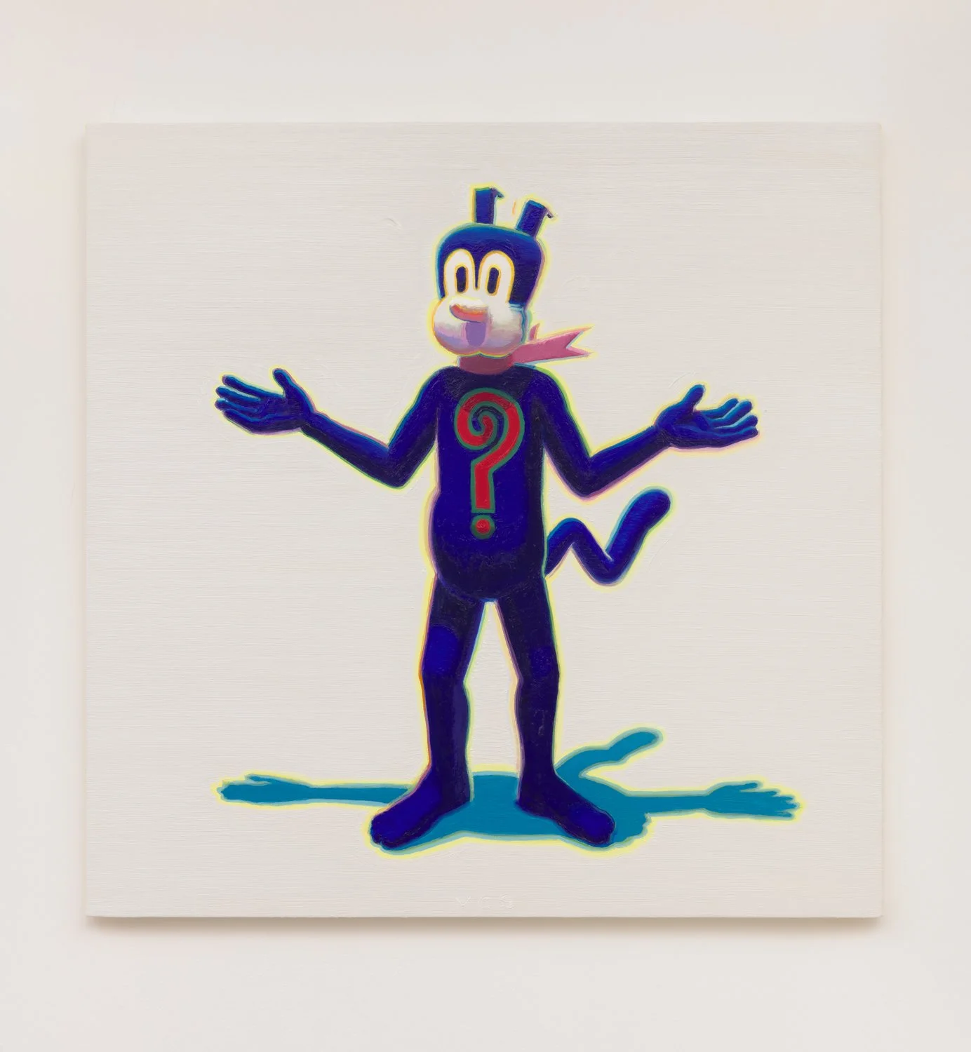 Krazy? 2024-2025, oil on canvas, 36” x 36” 
