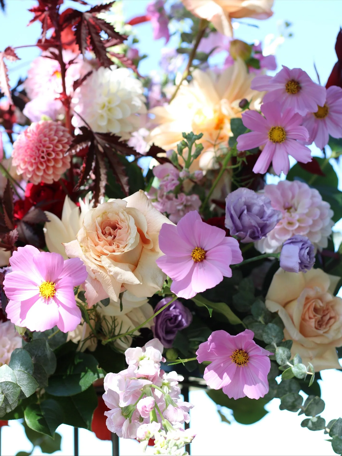 Love for elevated arrangements🧡💜

Whether&mdash;Ceremony, Reception, wherever&mdash;guaranteed to bring big impact!
.
.
.
.
.
.
#floral #floraldesign #wedding #weddingflowers #bridal #floralart #pawedding #wvwedding #florist #floristry #floristlife