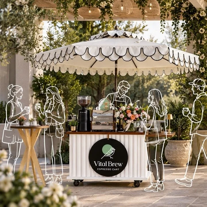 Imagine one of these beauties at your next event. ☕️✨

With multiple cart options available, each setup can be completely customized and branded to complement your event, company, or celebration.

Which cart would you choose? 🤍🖤🤎