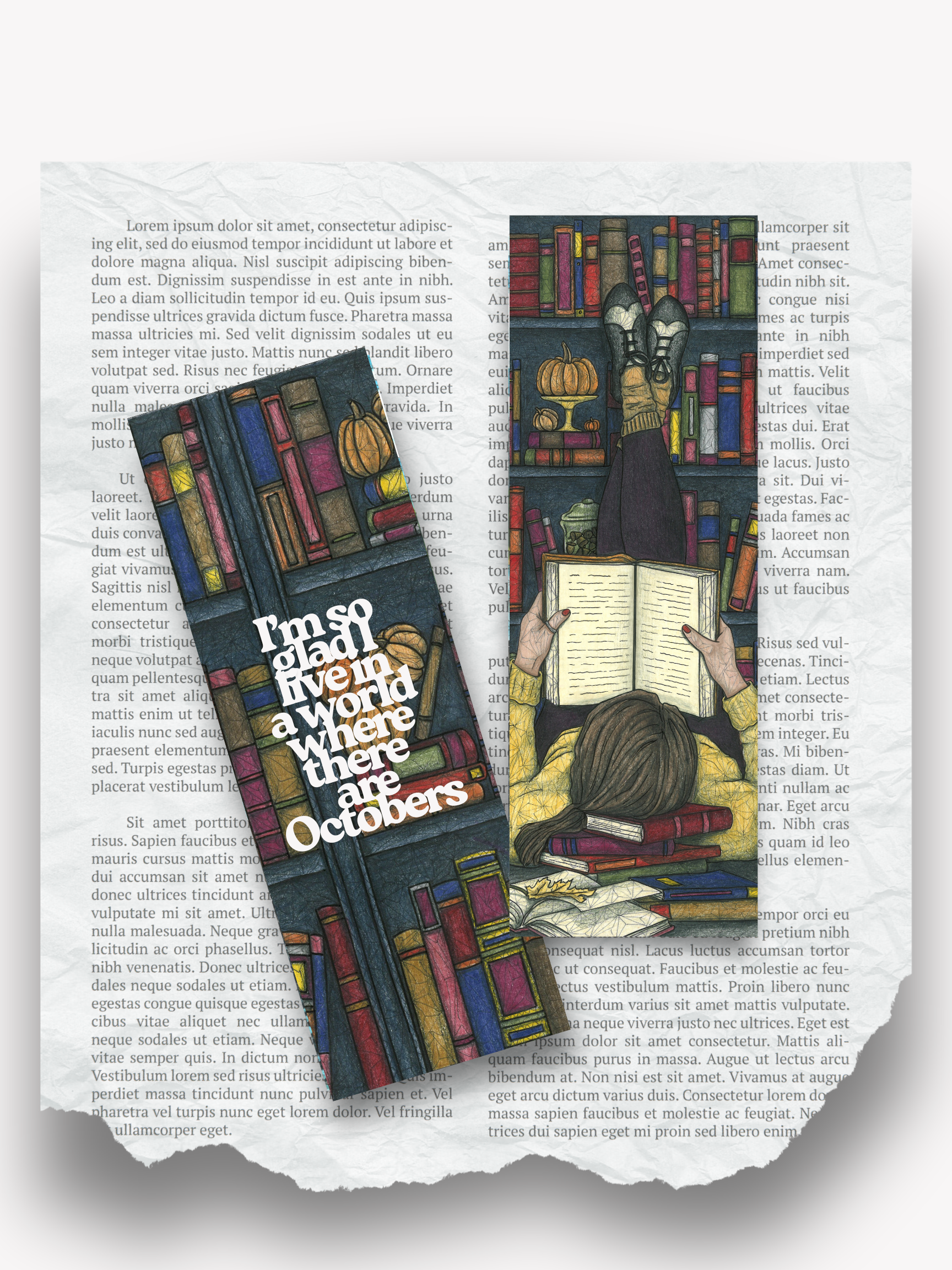 "Autumn Escape" Bookmark