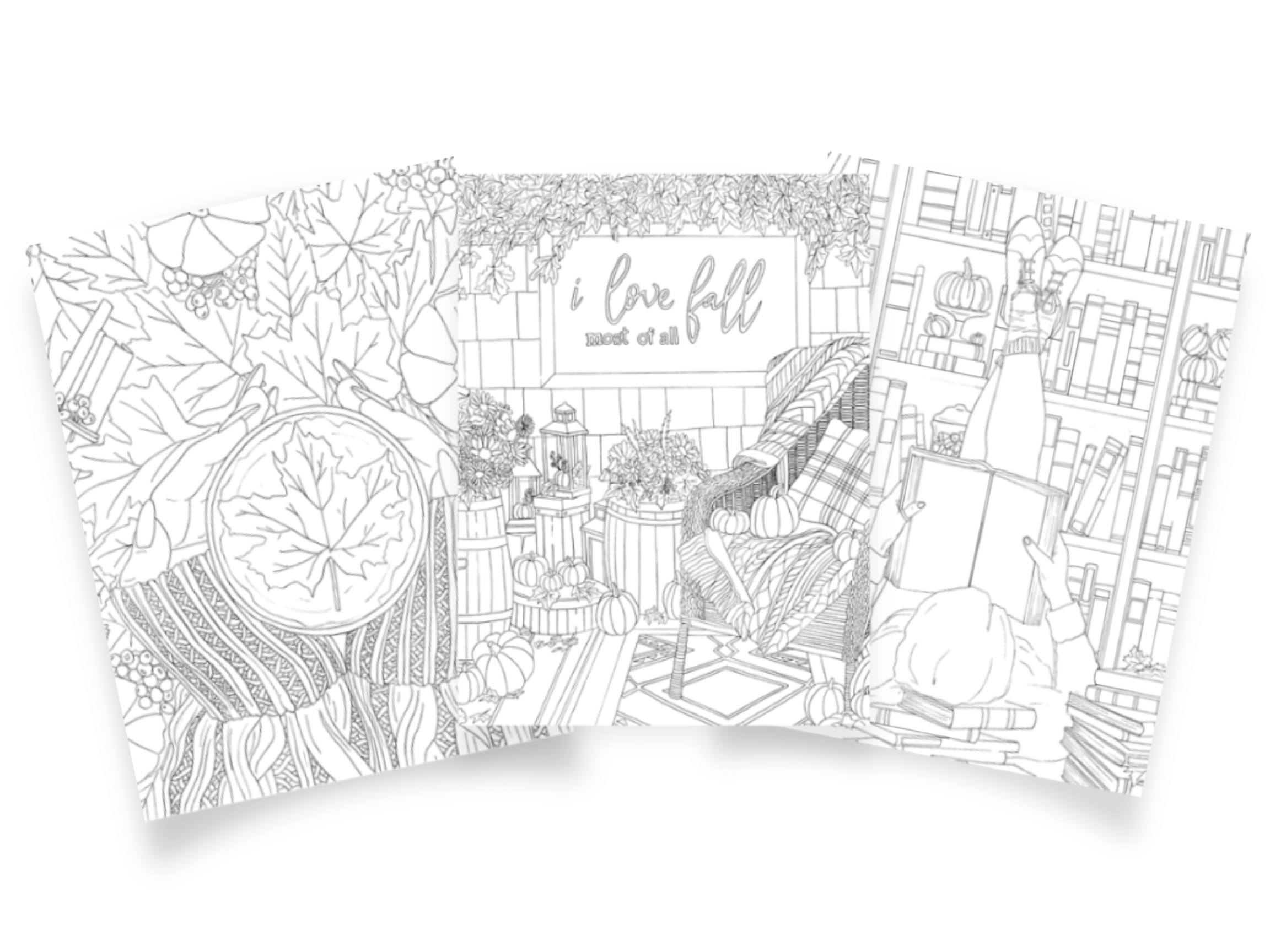 Autumn Coloring Sheets