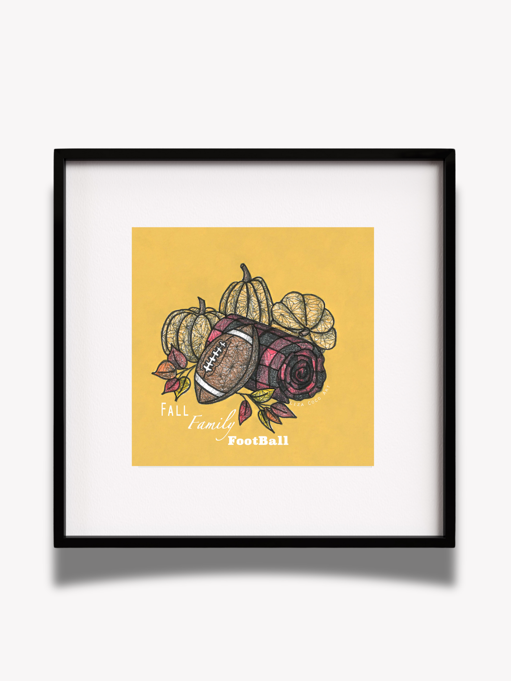 "Fall, Family, Football" Prints