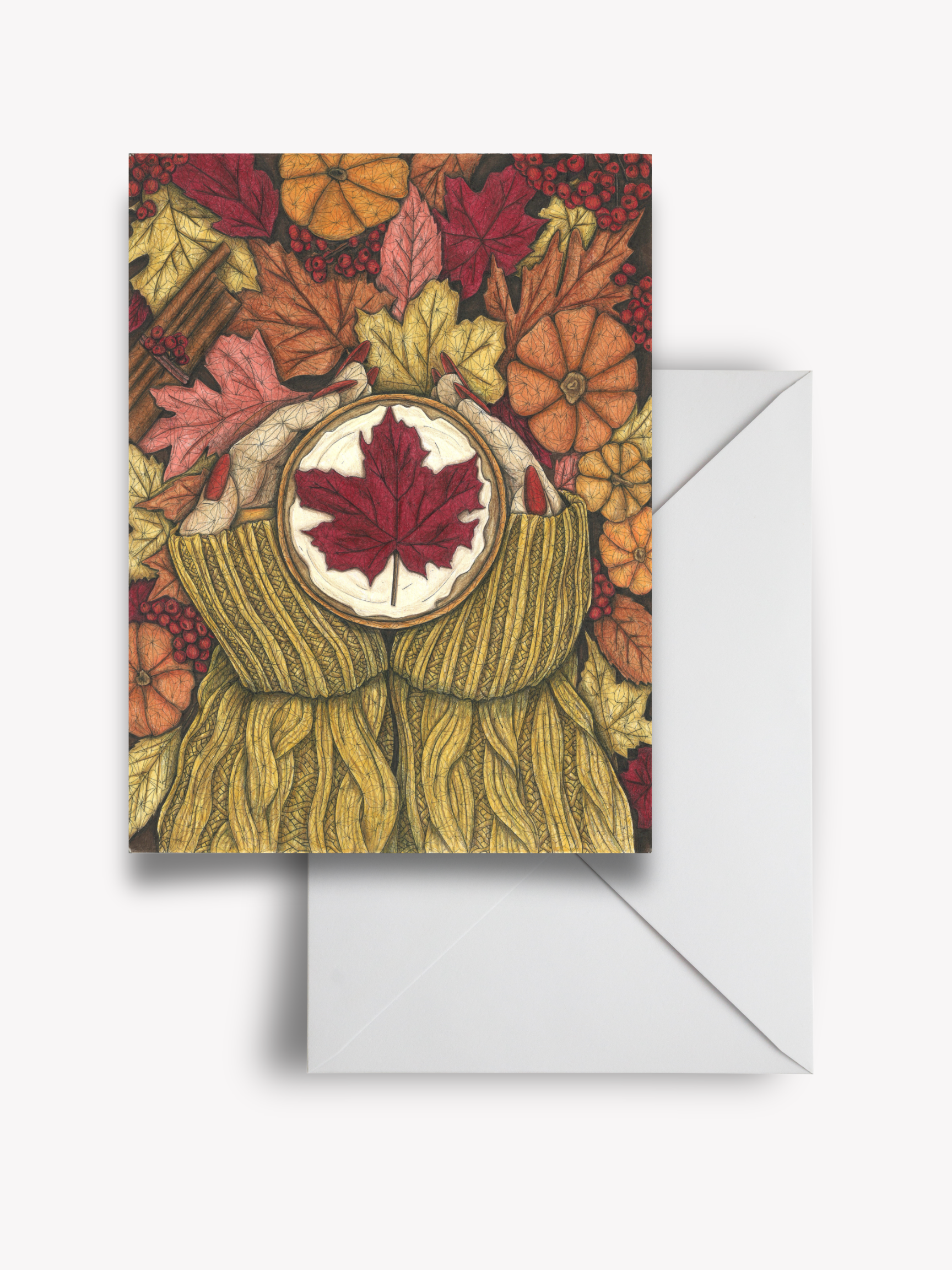 "Autumn Leaves" Greeting Card