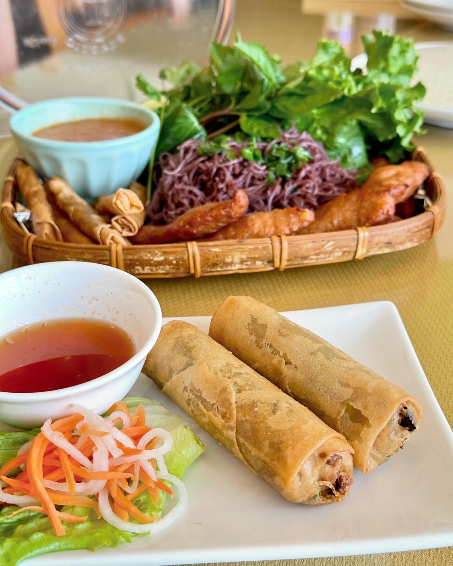 Treat yourself to today&rsquo;s vegan picks at Chay: 
Savor the delicate crunch of our Crispy Spring Rolls, boasting a delectably vegan filling. Served with vegan dipping sauce. 

Craving a hands-on experience? Explore our Chay Wrap and Roll Platter,