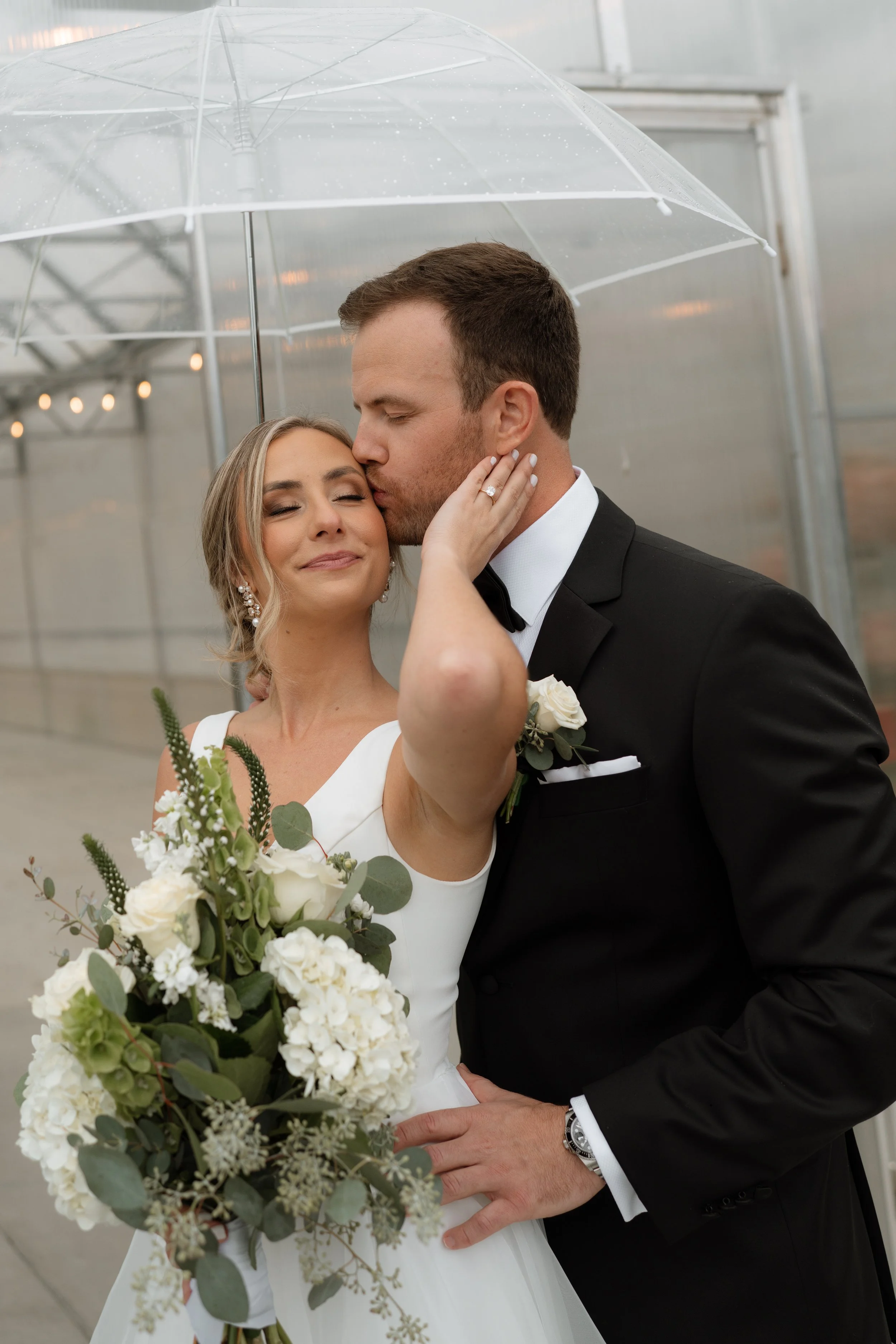 Rainy Fall Wedding Day at Farm 12