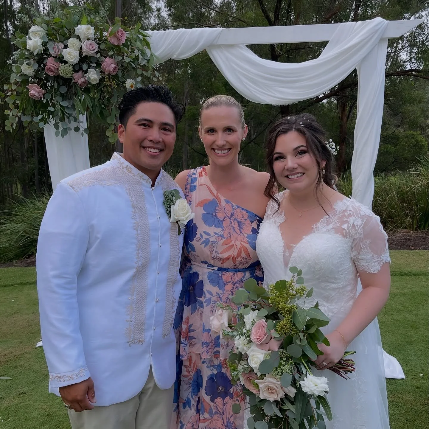 David and Alison 💍 
Such a beautiful couple and an absolute joy to get to know 🥹 

#brisbanewedding #brisbanecelebrant #marriagecelebrantbrisbane #celebrant