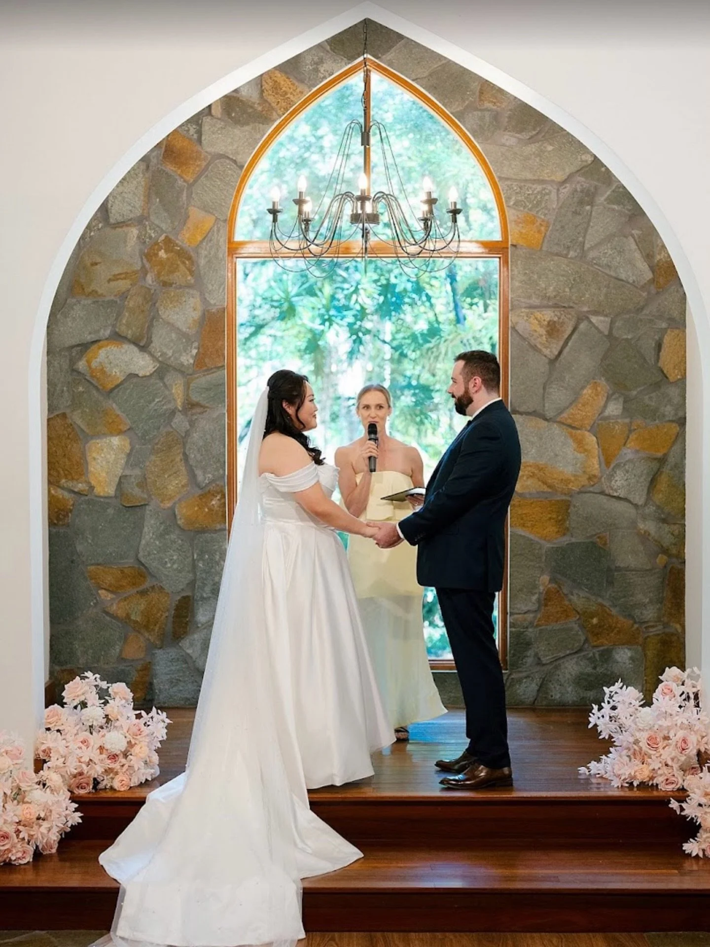 Chey and Chris 🤍 Married in the stunning chapel at Coolibah Downs Private Estate with ceremony music by the lovely harpist @naomiterashimaharpist ✨

⛪️ @coolibahdownsprivateestate 
📸 @mariocolliphotography