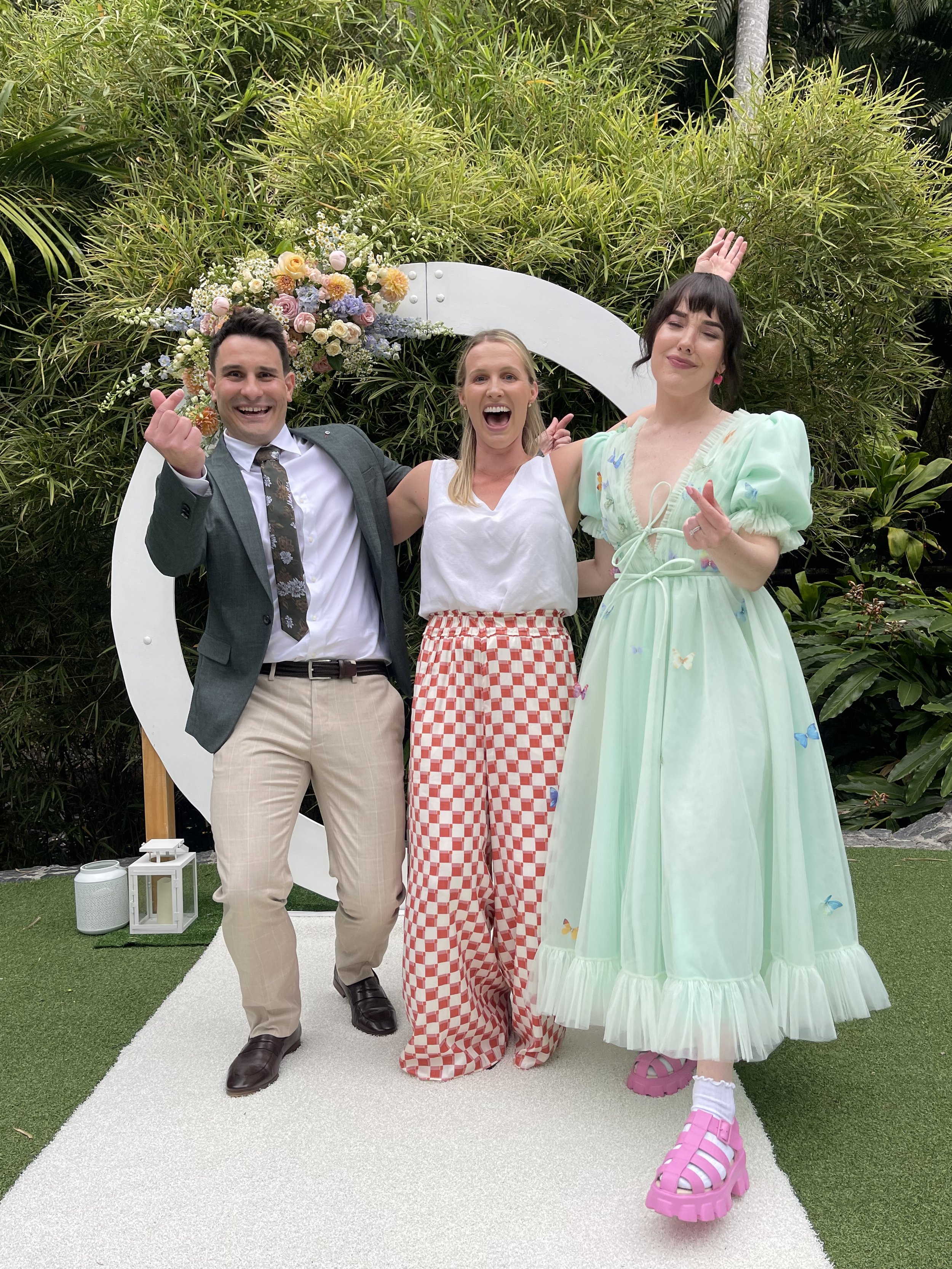 Intimate Brisbane elopement ceremony officiated by celebrant Ashleigh Jade.