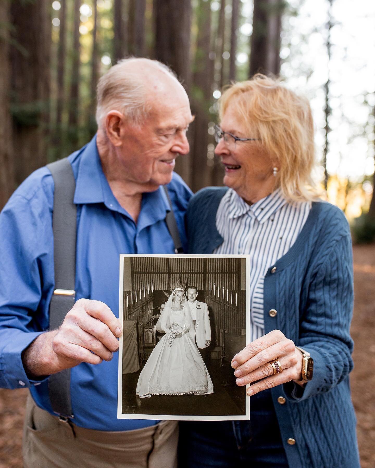 Almost 65 years later and these two are still lovestruck teenagers ❤ Such a sweet family session yesterday 🌲