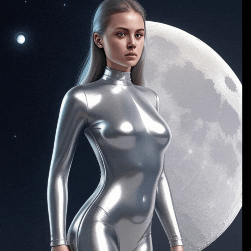 Moon Shadow Concept. 