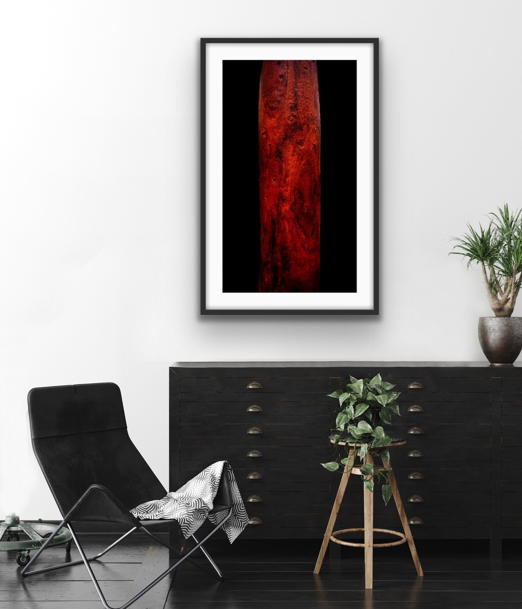 Tree Photo Print, Red, Nature, Wall Art, Gum Tree, Australia, Nature and Landscape Photography