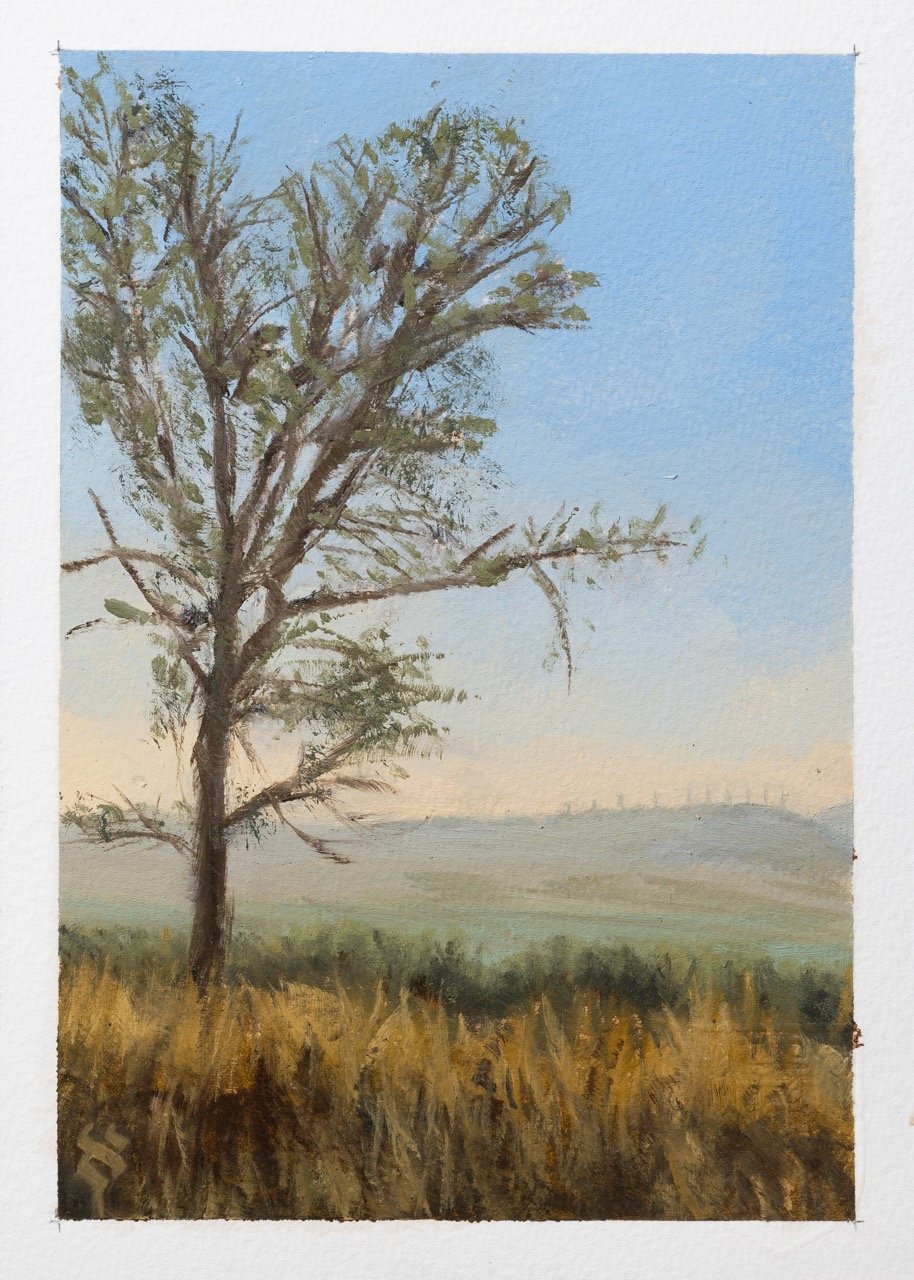 Route 87, Near Katzerin (study)