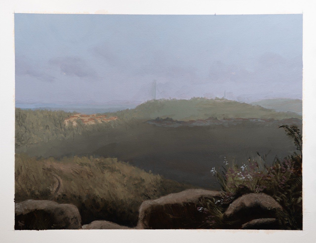 Giv'at Ye'arim from Neve Eli'ezer (study)
