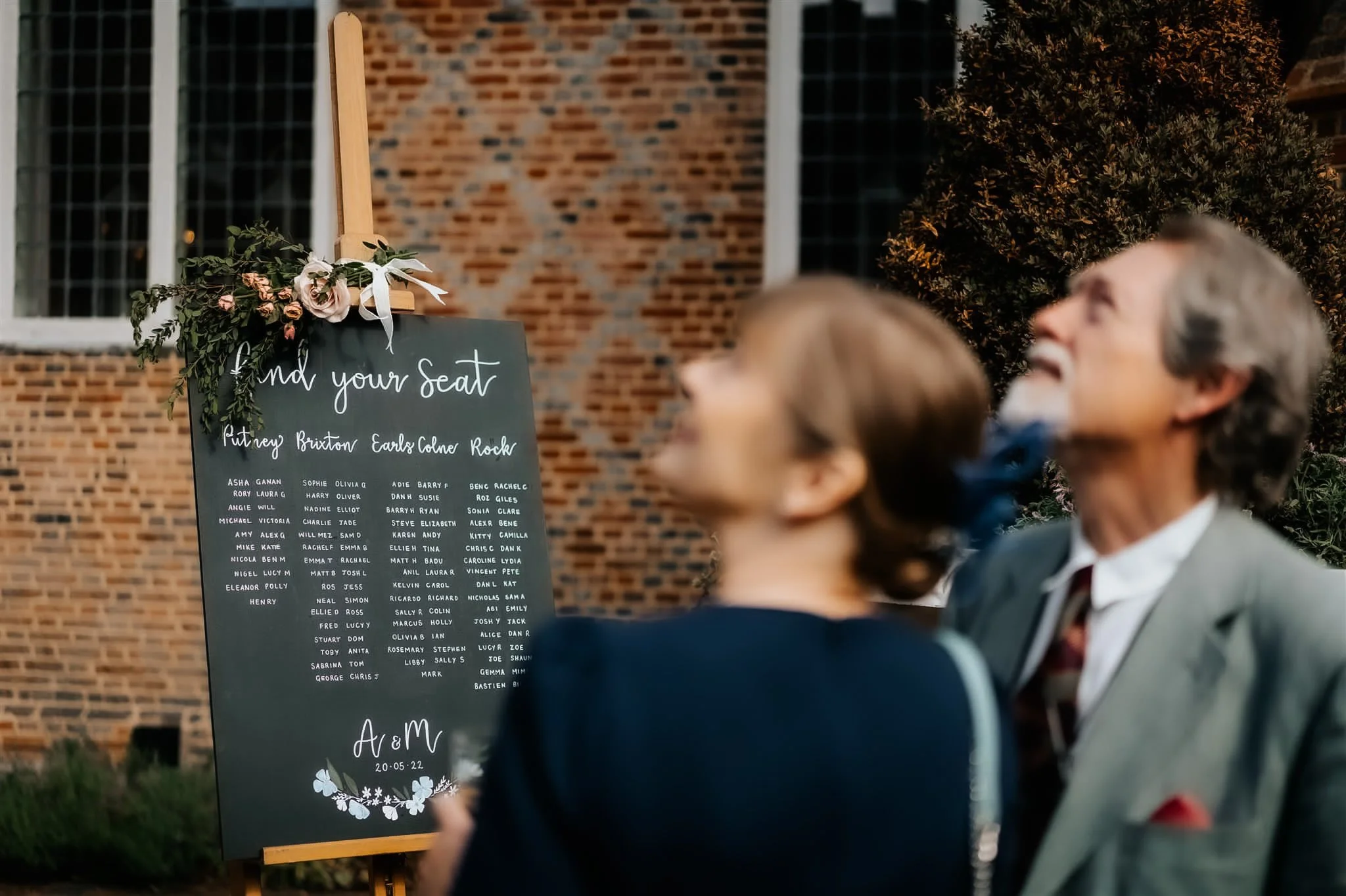 Chalkboard Bespoke Table Plan A1 - Unscripted Weddings Photography