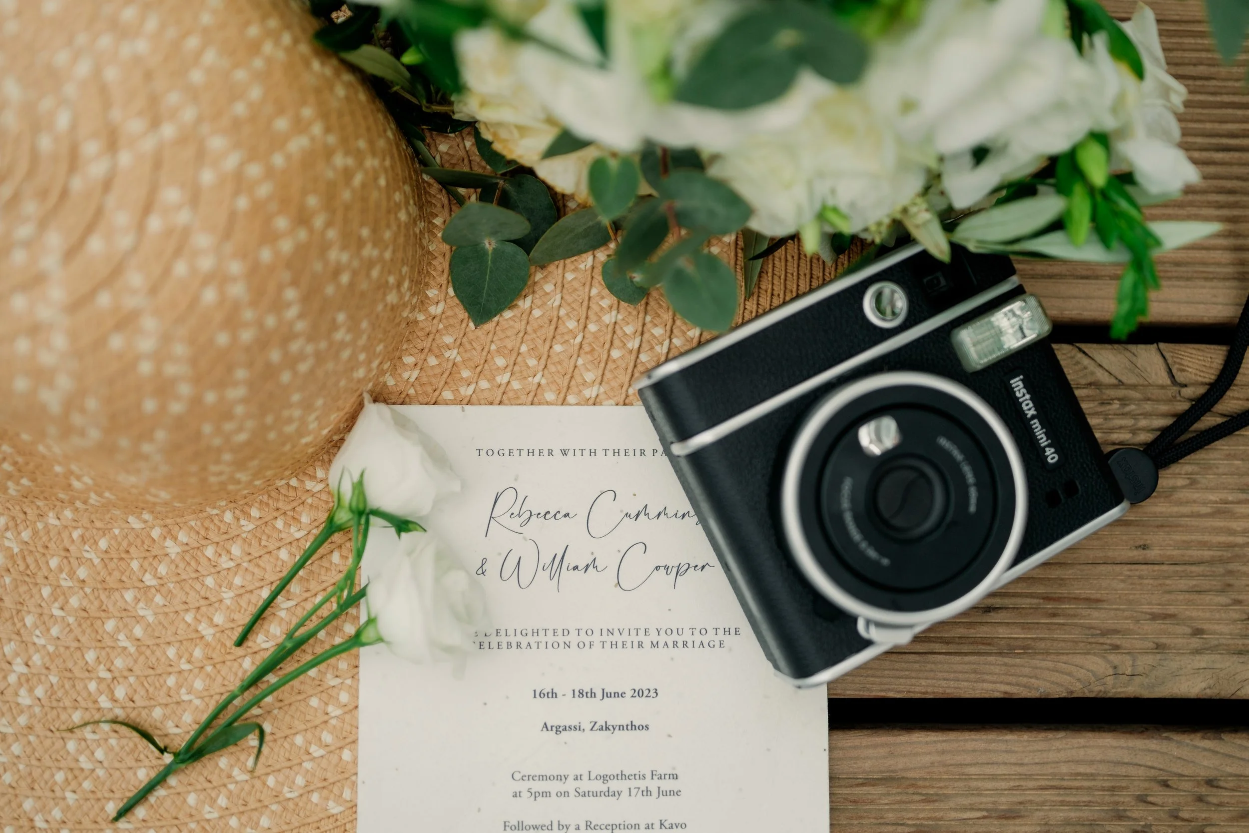 Lux Seeded Invitation - Nick Roussis Photography