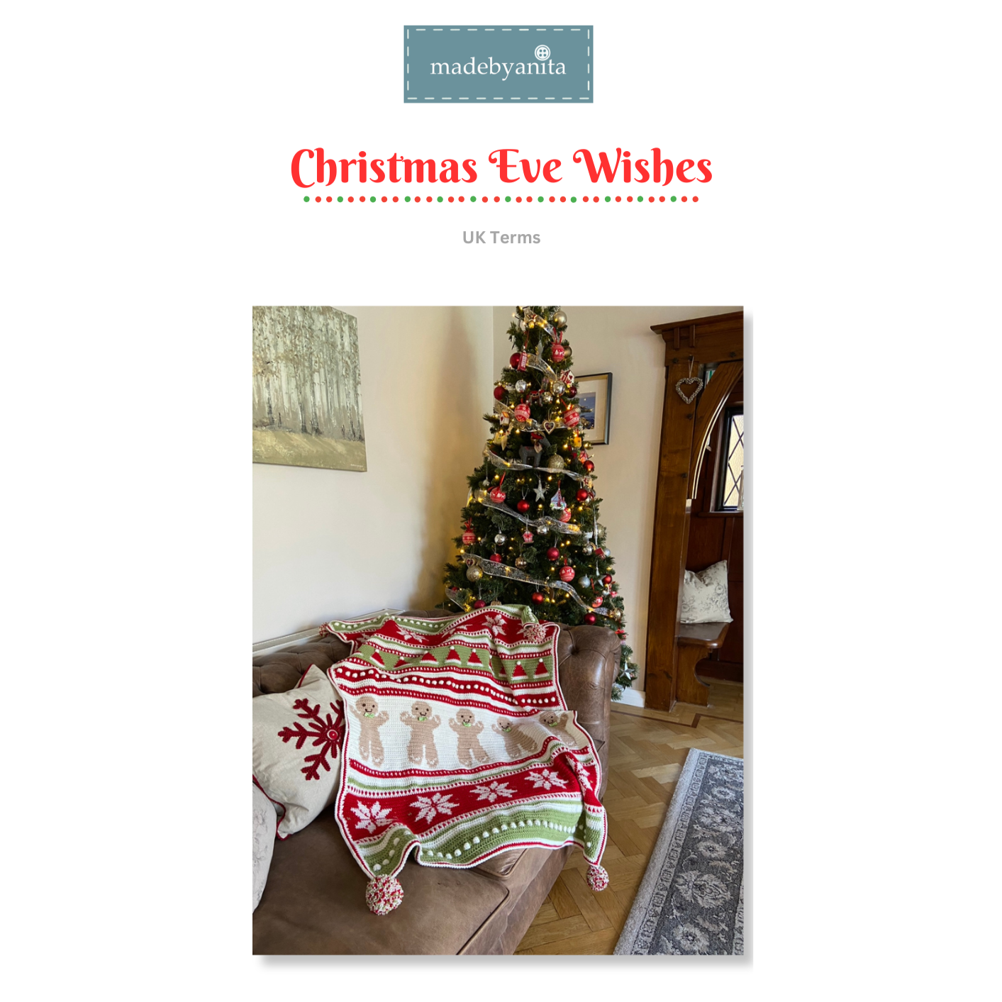 Christmas Eve Wishes Printed Pattern Booklet