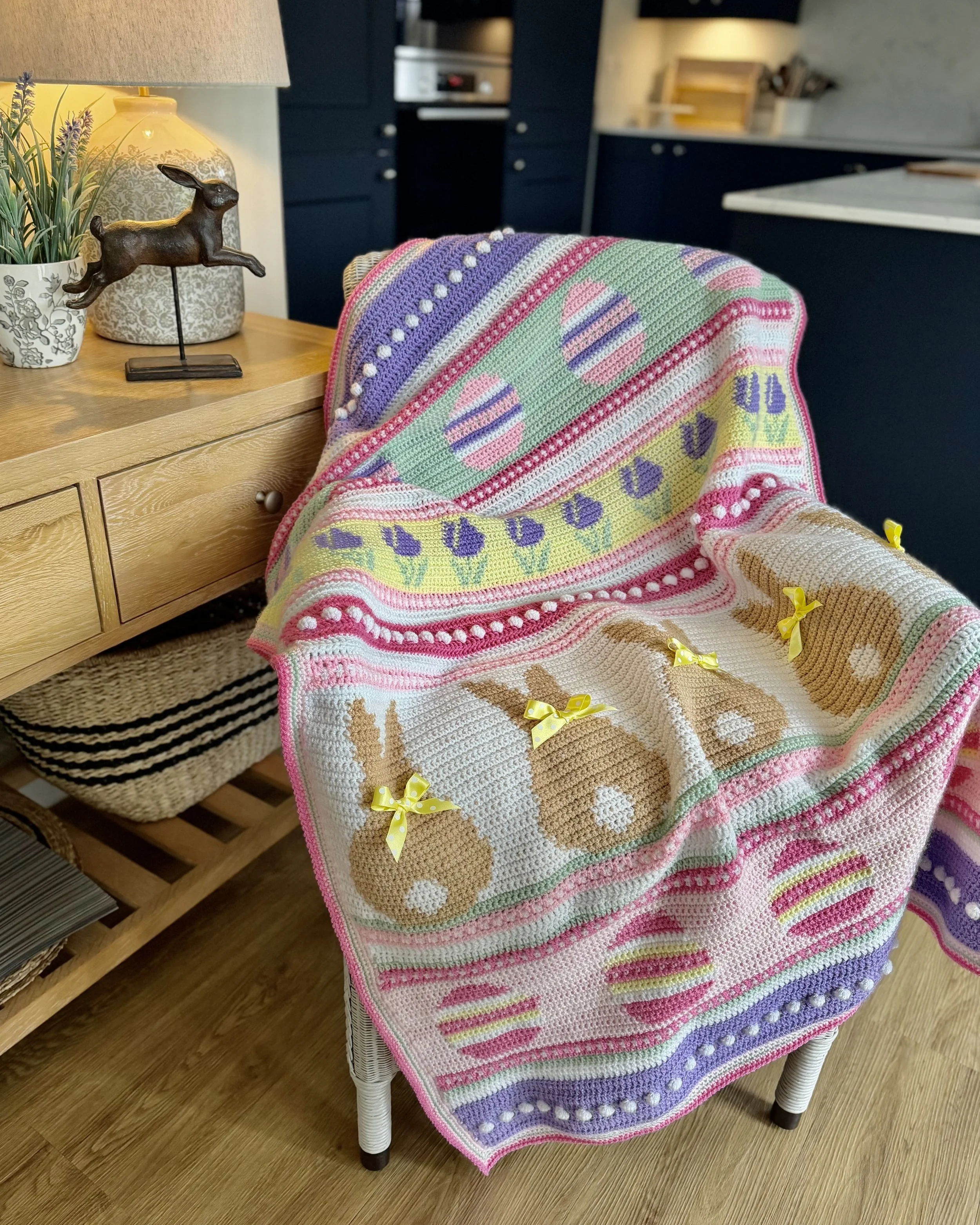 Easter Moments Blanket Pattern UK Terms